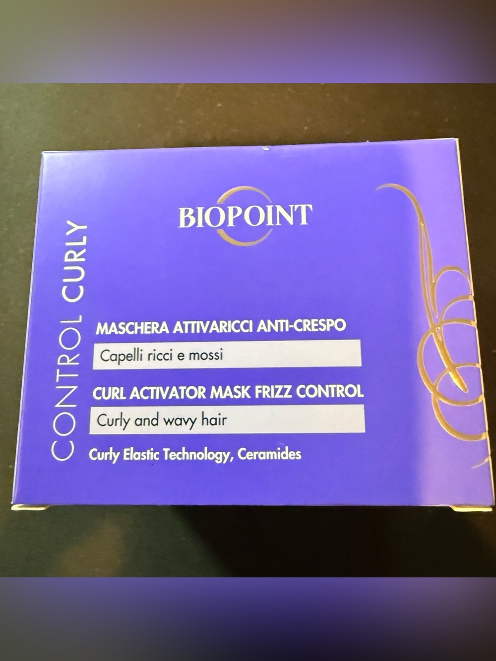 Biopoint Curl Activator Mask Frizz Control - Purple
